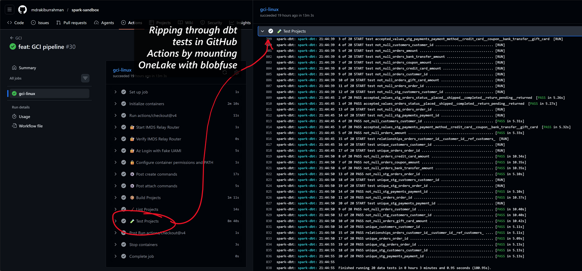 Running the VSCode Devcontainer in a GitHub Action for Gated-Check-In (GCI) testing pull request before merging to main
