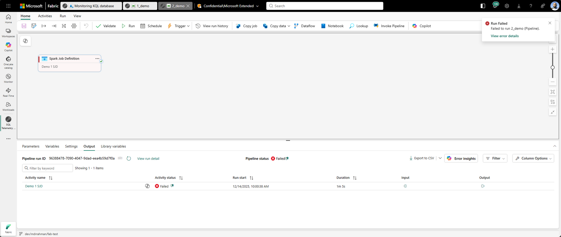 A Spark job that blew up